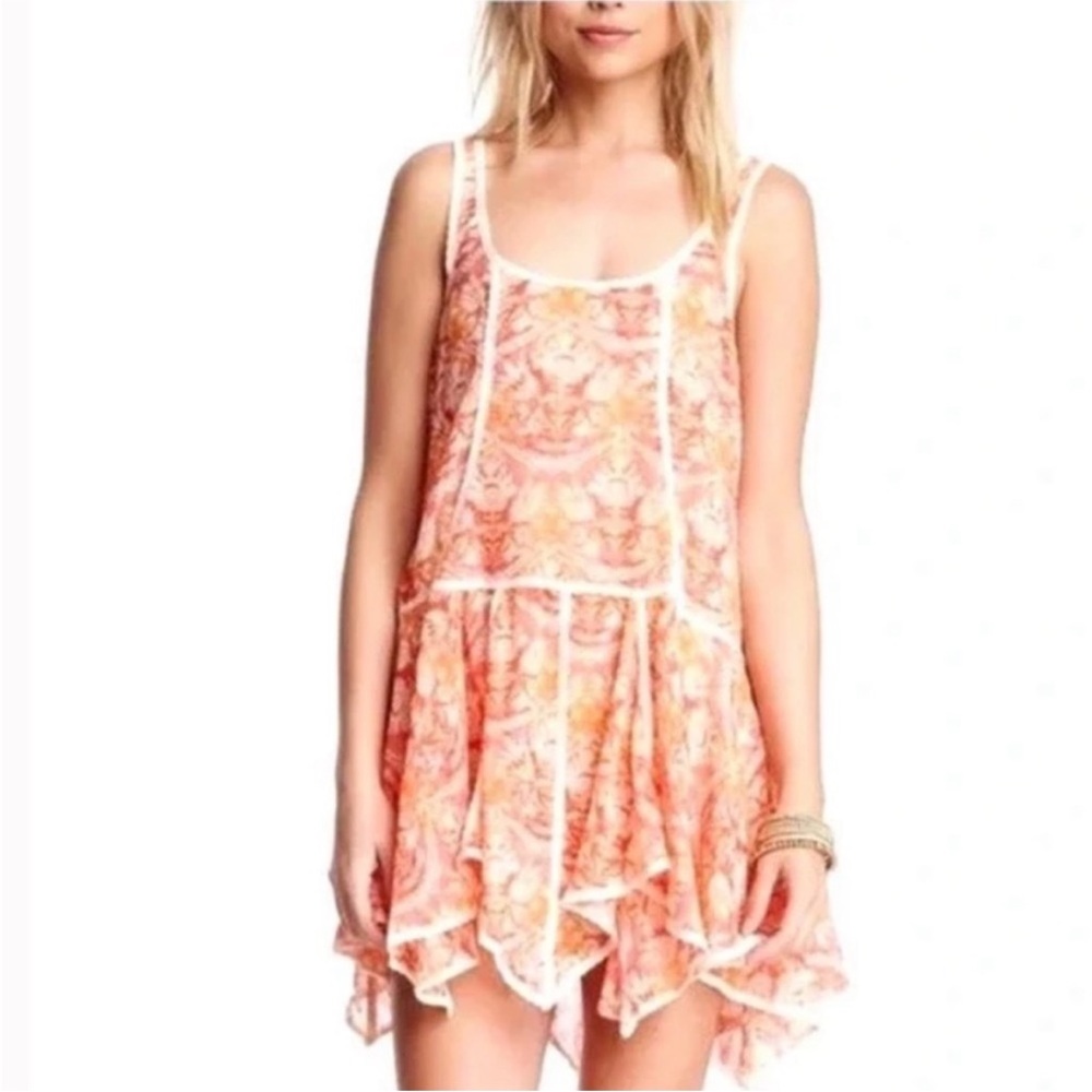 Free People Sheer Tied Slip Dress Size Small